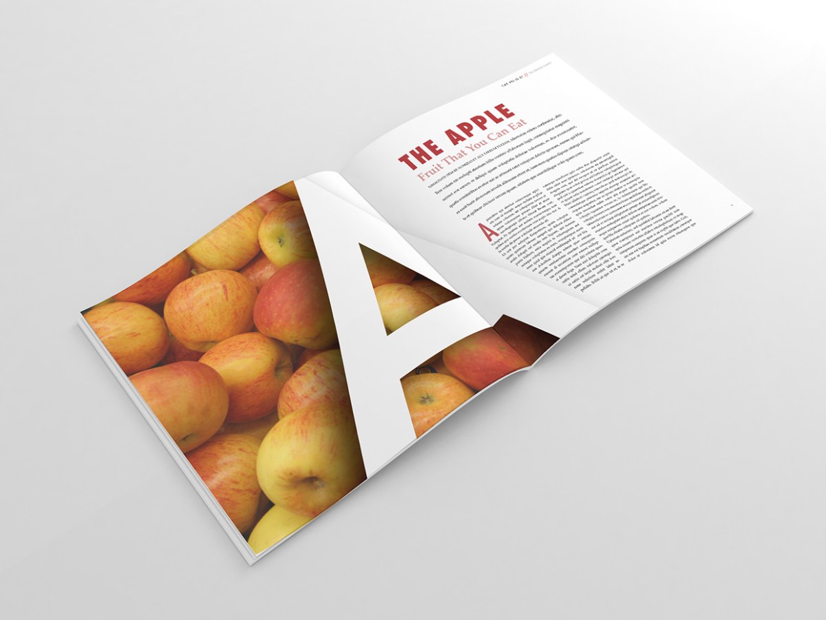 A is for Apple…. a beginners critique of typography and&nbsp;photography.